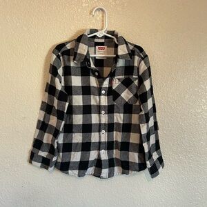 Levi's Black and White Button Down Shirt